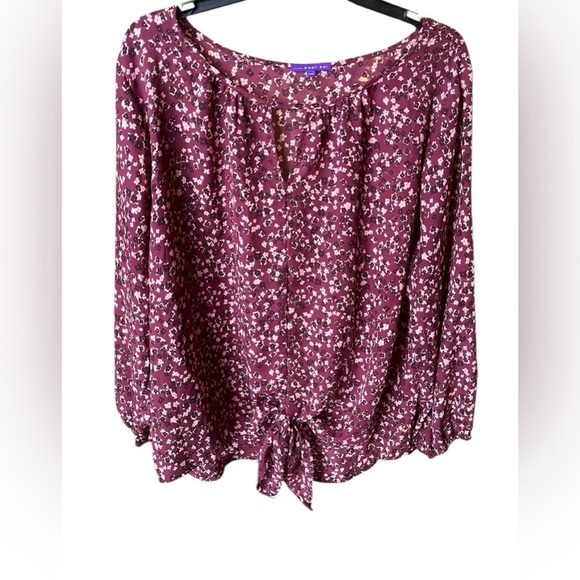 West Kei Women’s Floral Plus Size Blouse - Picture 1 of 6
